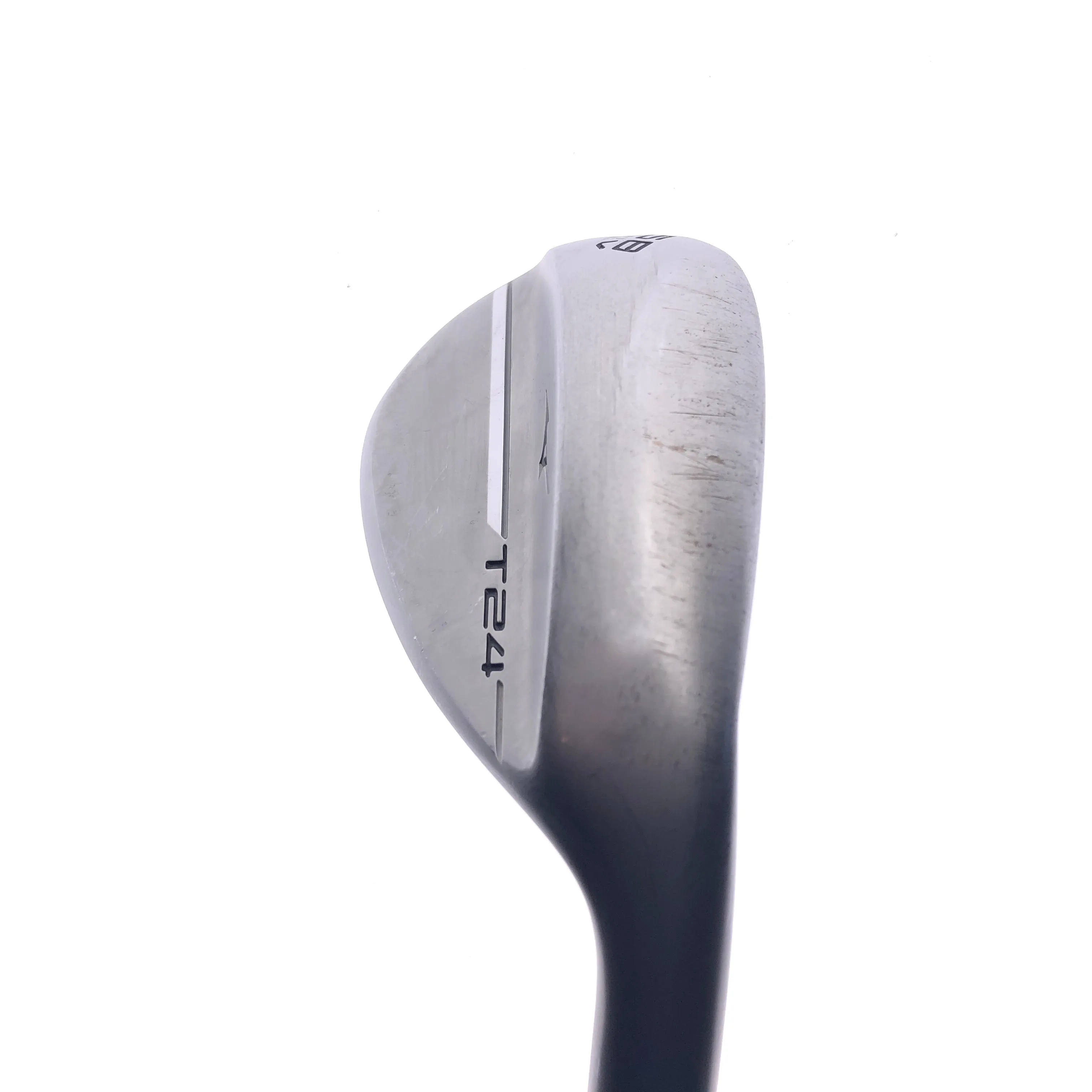 Used Mizuno T24 White Satin Lob Wedge / 58.0 Degrees / Stiff Flex
