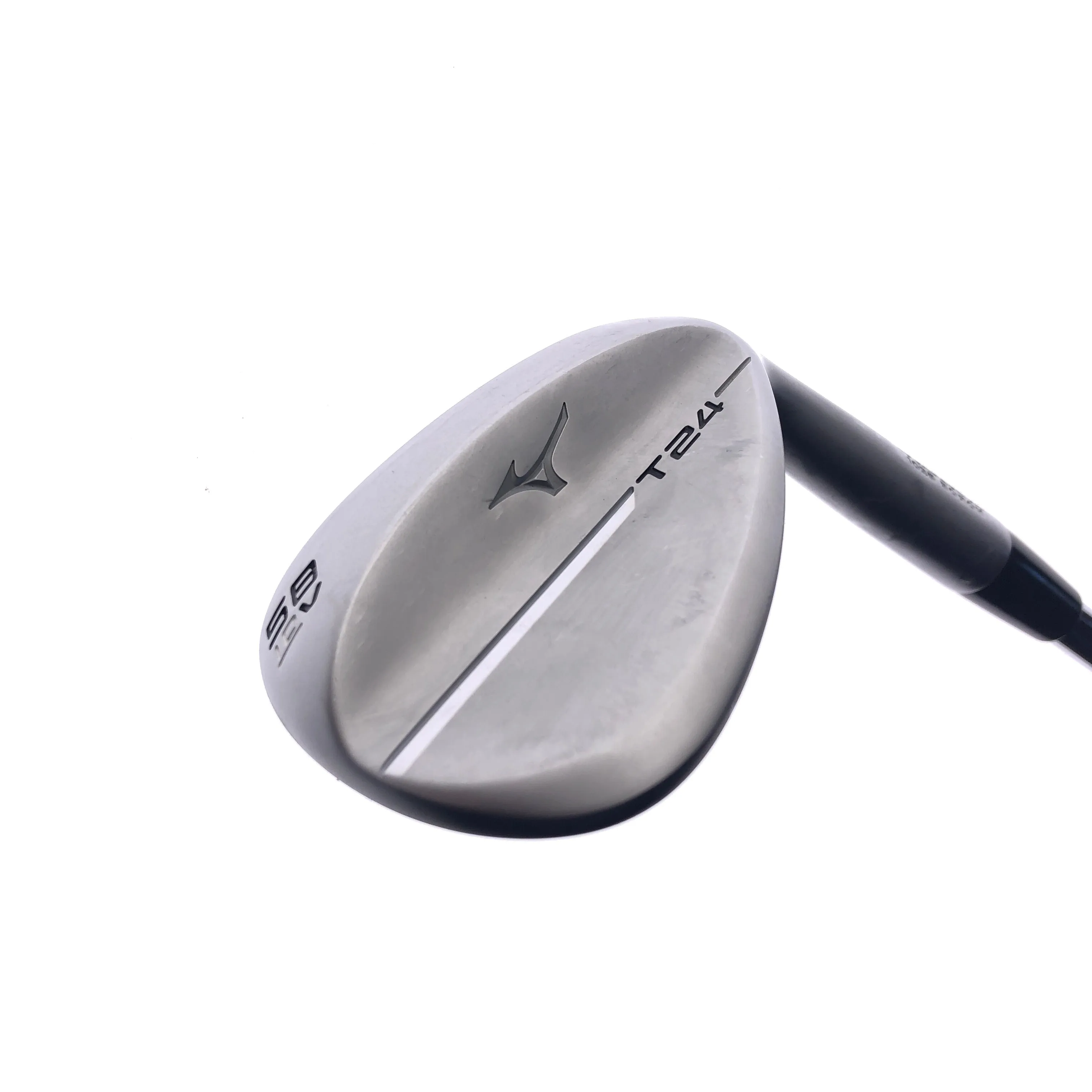 Used Mizuno T24 White Satin Lob Wedge / 58.0 Degrees / Stiff Flex