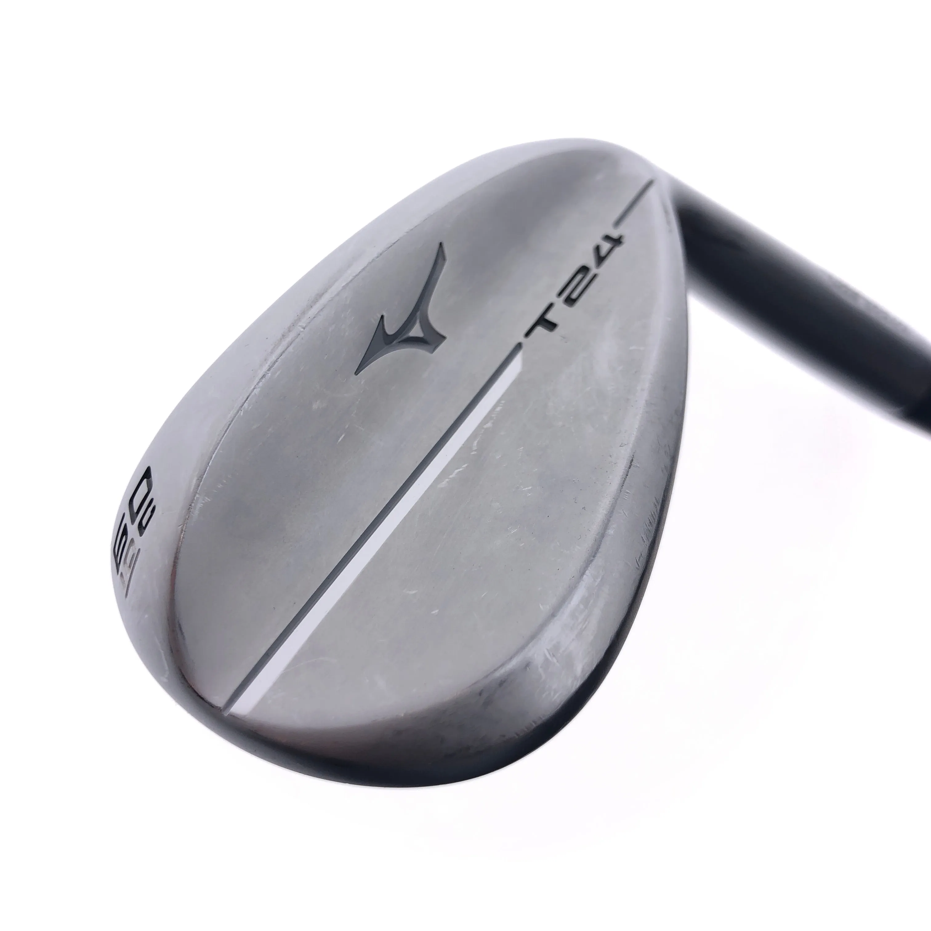 Used Mizuno T24 White Satin Lob Wedge / 60.0 Degrees / Stiff Flex