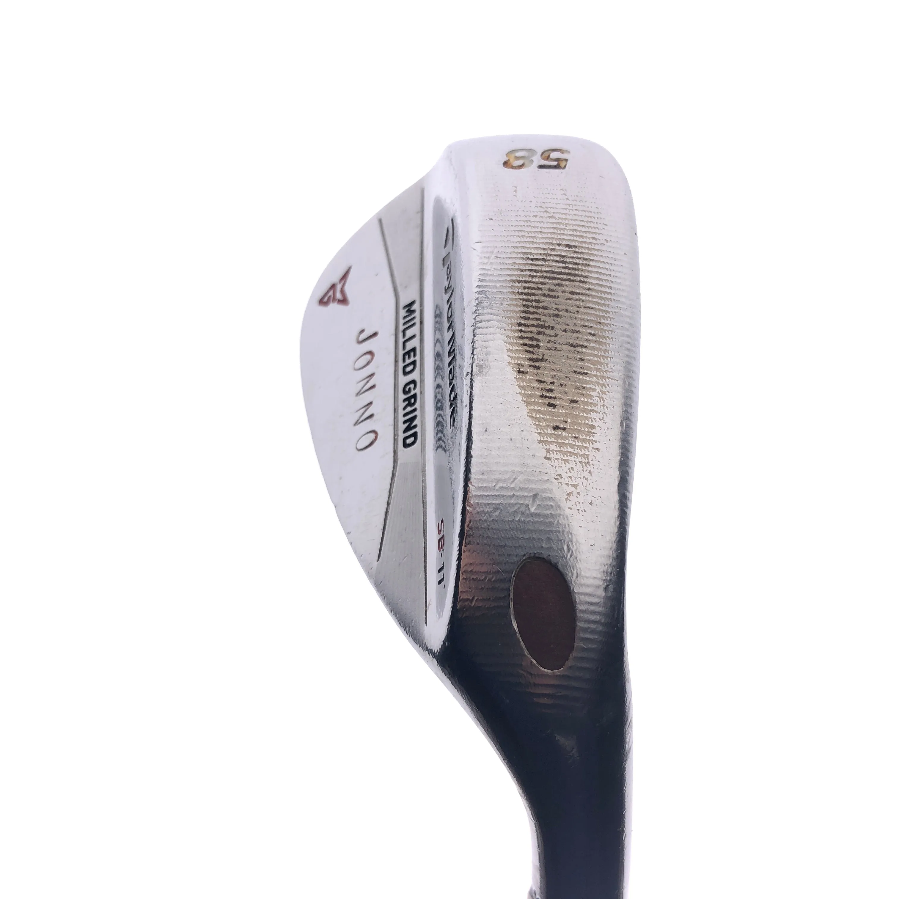 Used TaylorMade Milled Grind Satin Chrome Lob Wedge / 58.0 Degrees / Stiff Flex