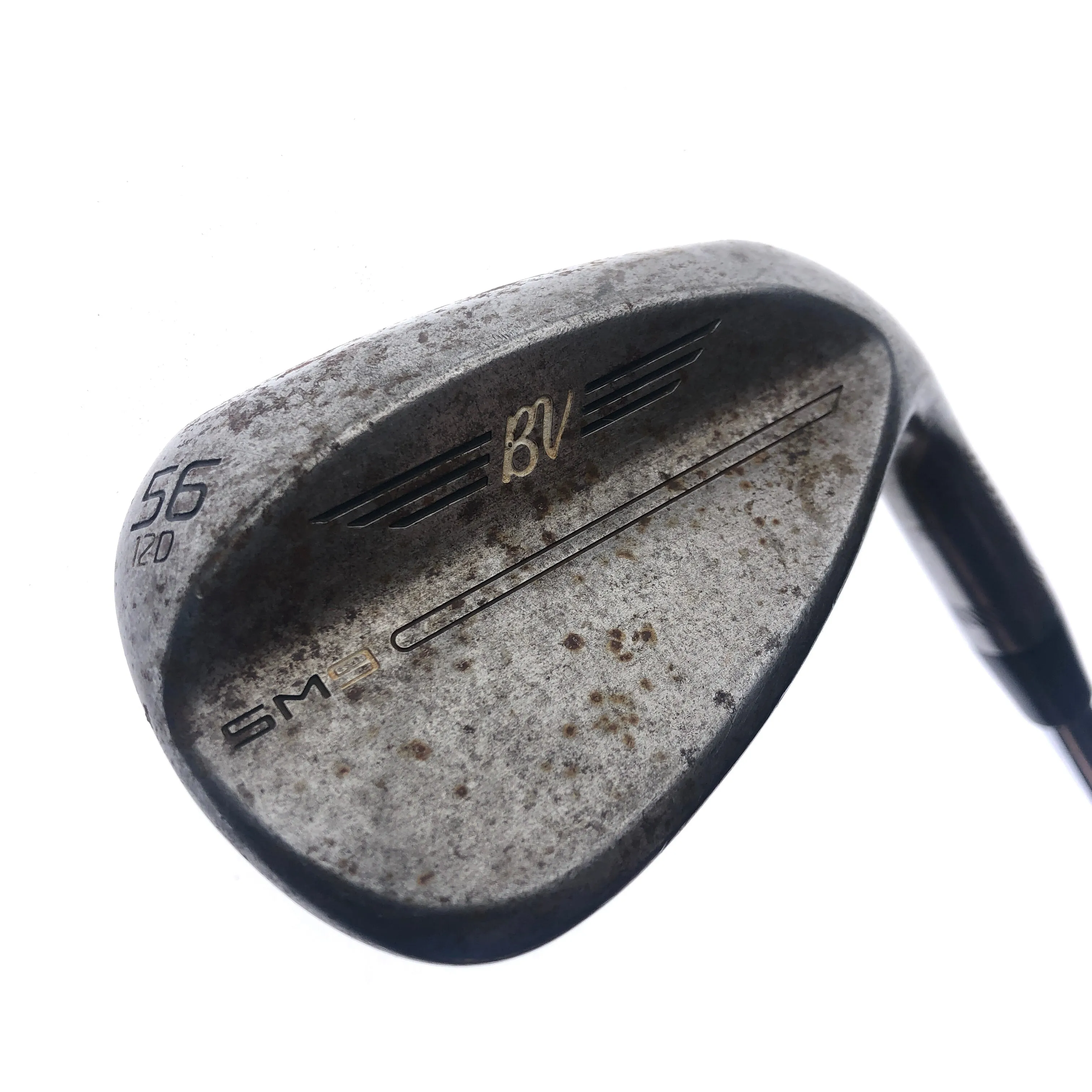 Used Titleist SM9 RAW Sand Wedge / 56.0 Degrees / Stiff Flex