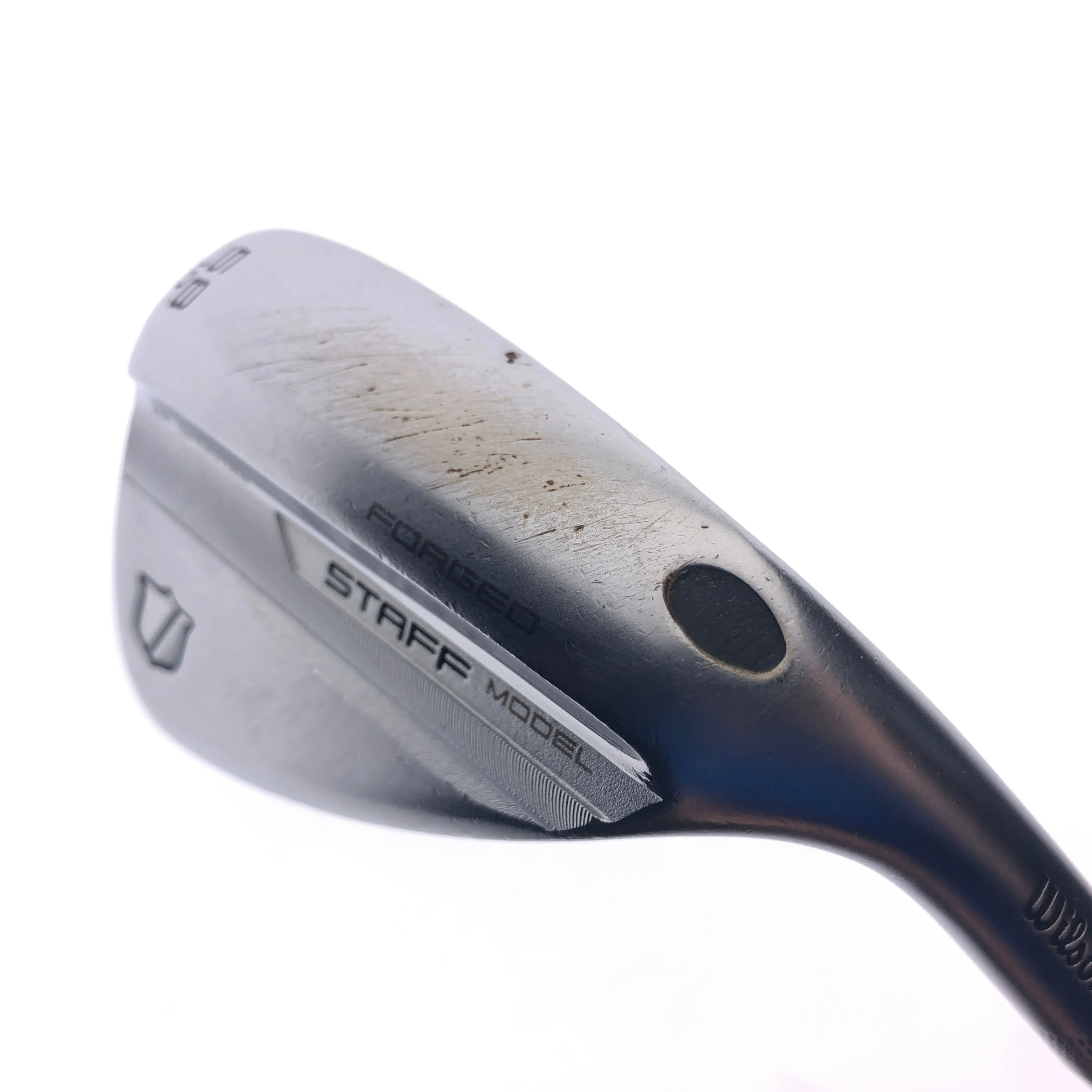 Used Wilson Model ZM Satin Chrome Lob Wedge / 58.0 Degrees / X-Stiff Flex