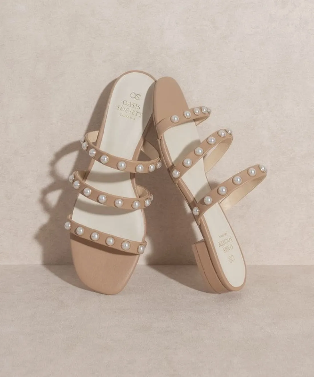 Valerie Pearl Embellished Slides