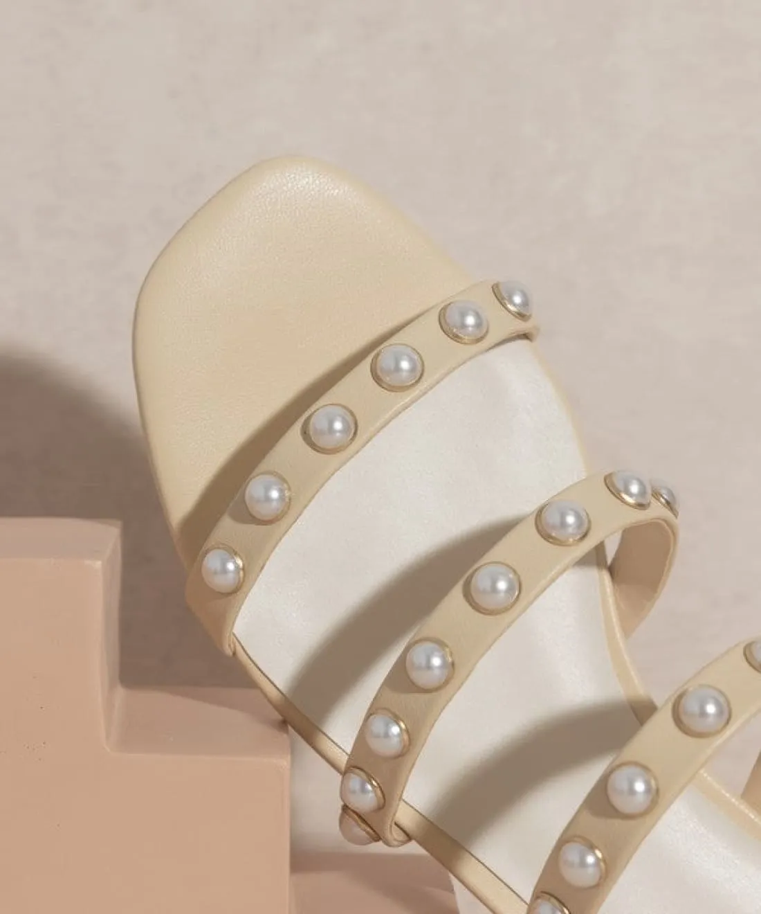 Valerie Pearl Embellished Slides