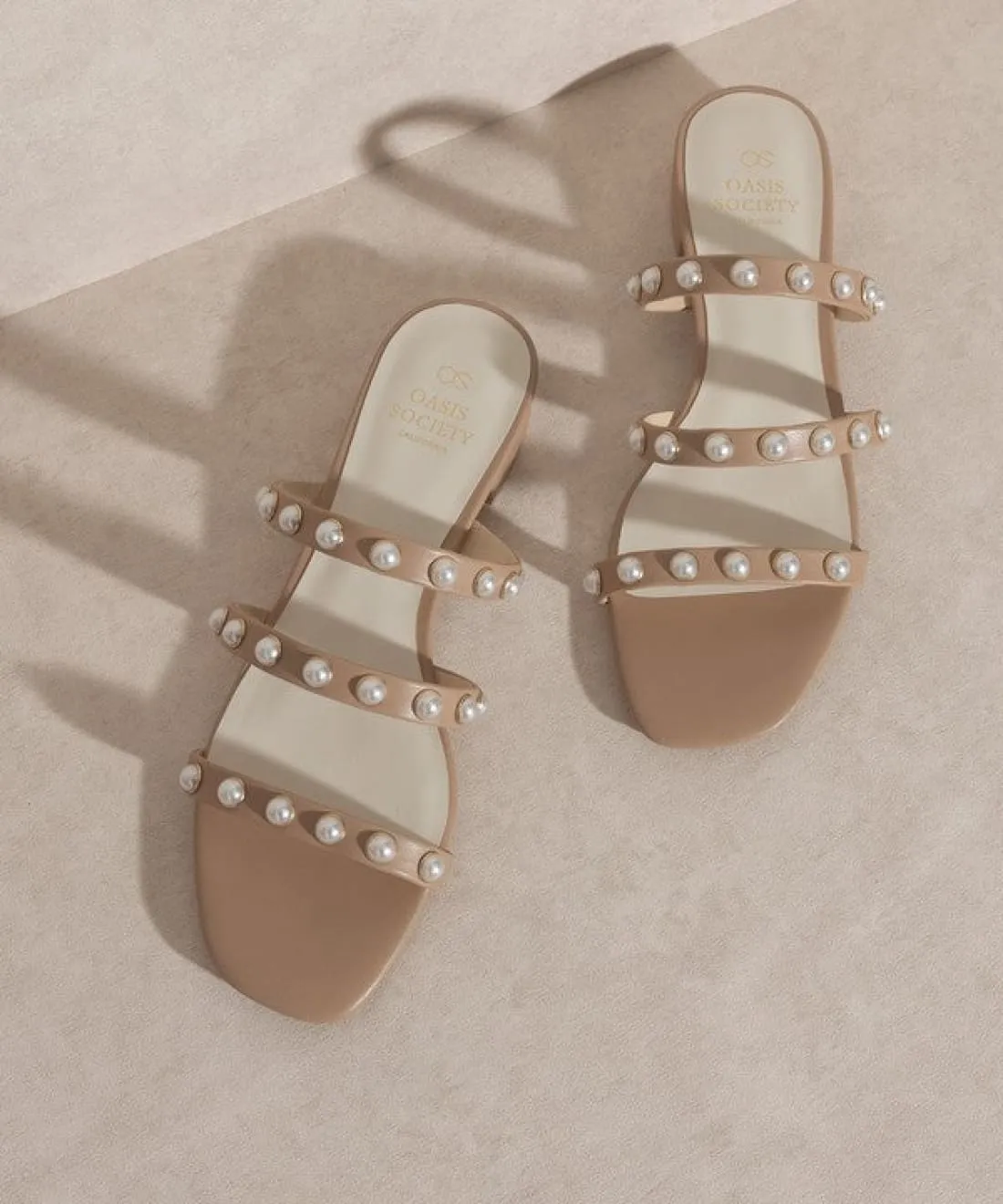 Valerie Pearl Embellished Slides