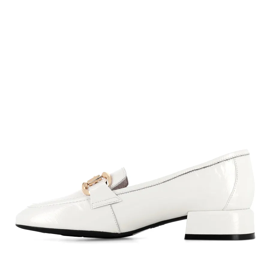 VELAM - WHITE PATENT LEATHER