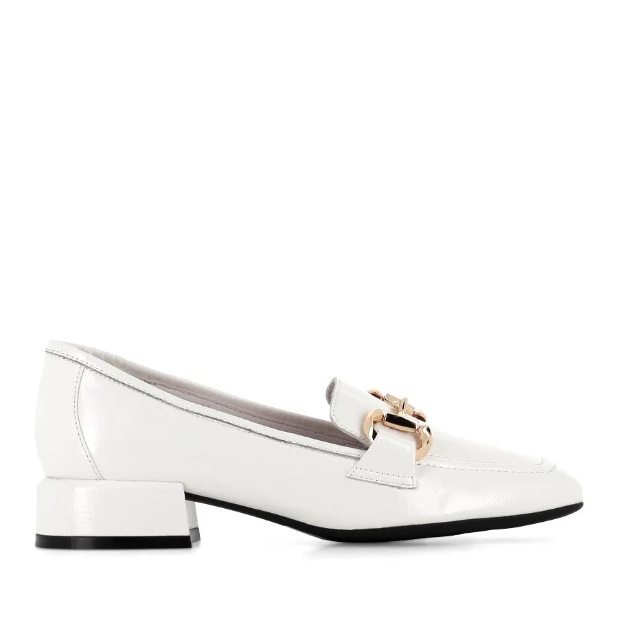 VELAM - WHITE PATENT LEATHER