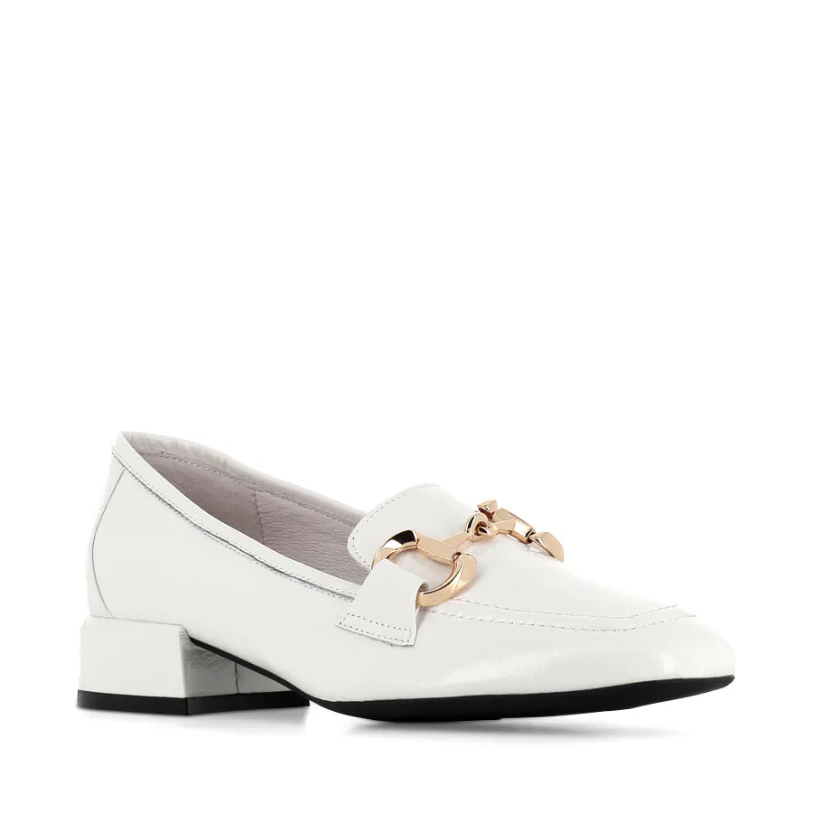 VELAM - WHITE PATENT LEATHER
