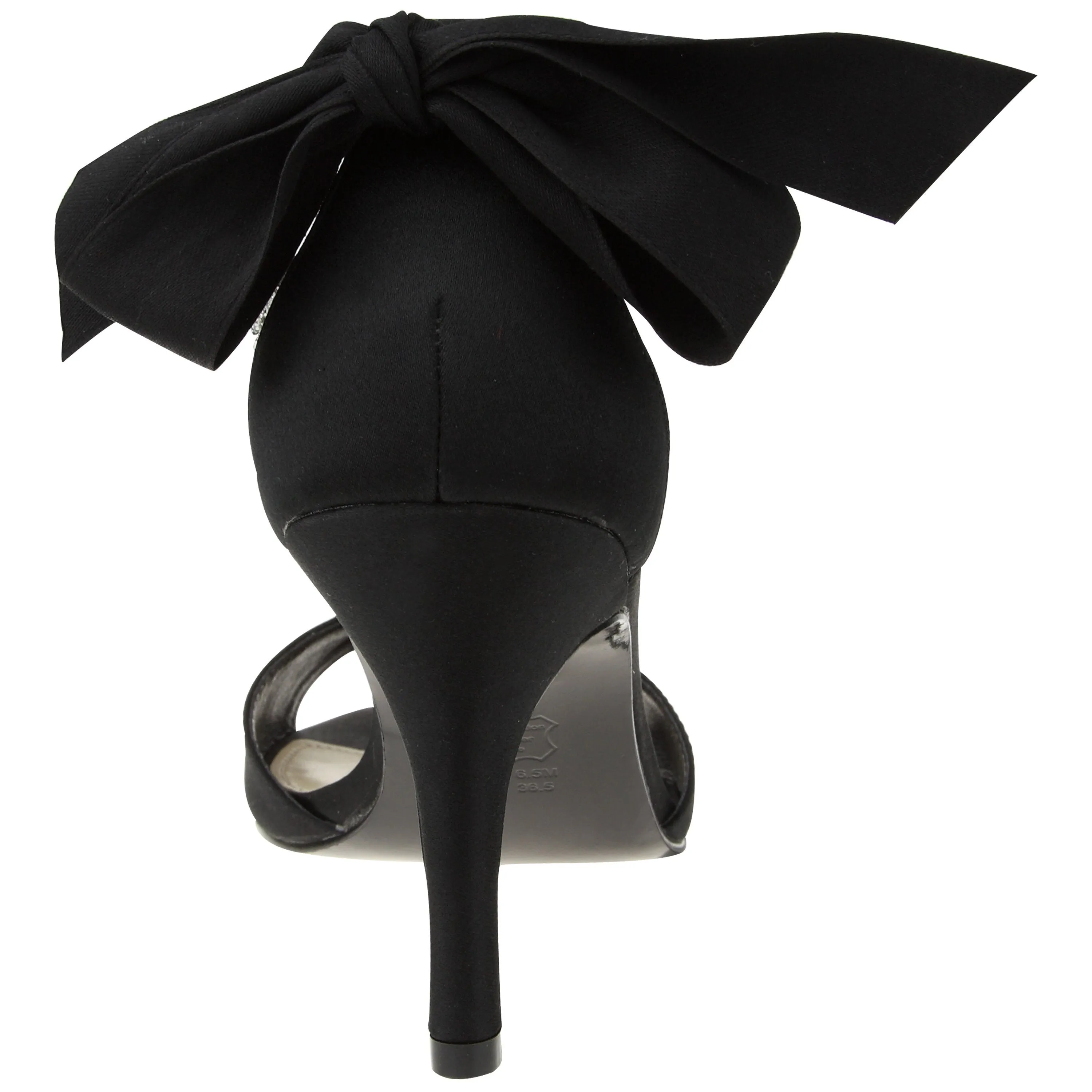 VINNIE-BLACK LUSTER SATIN