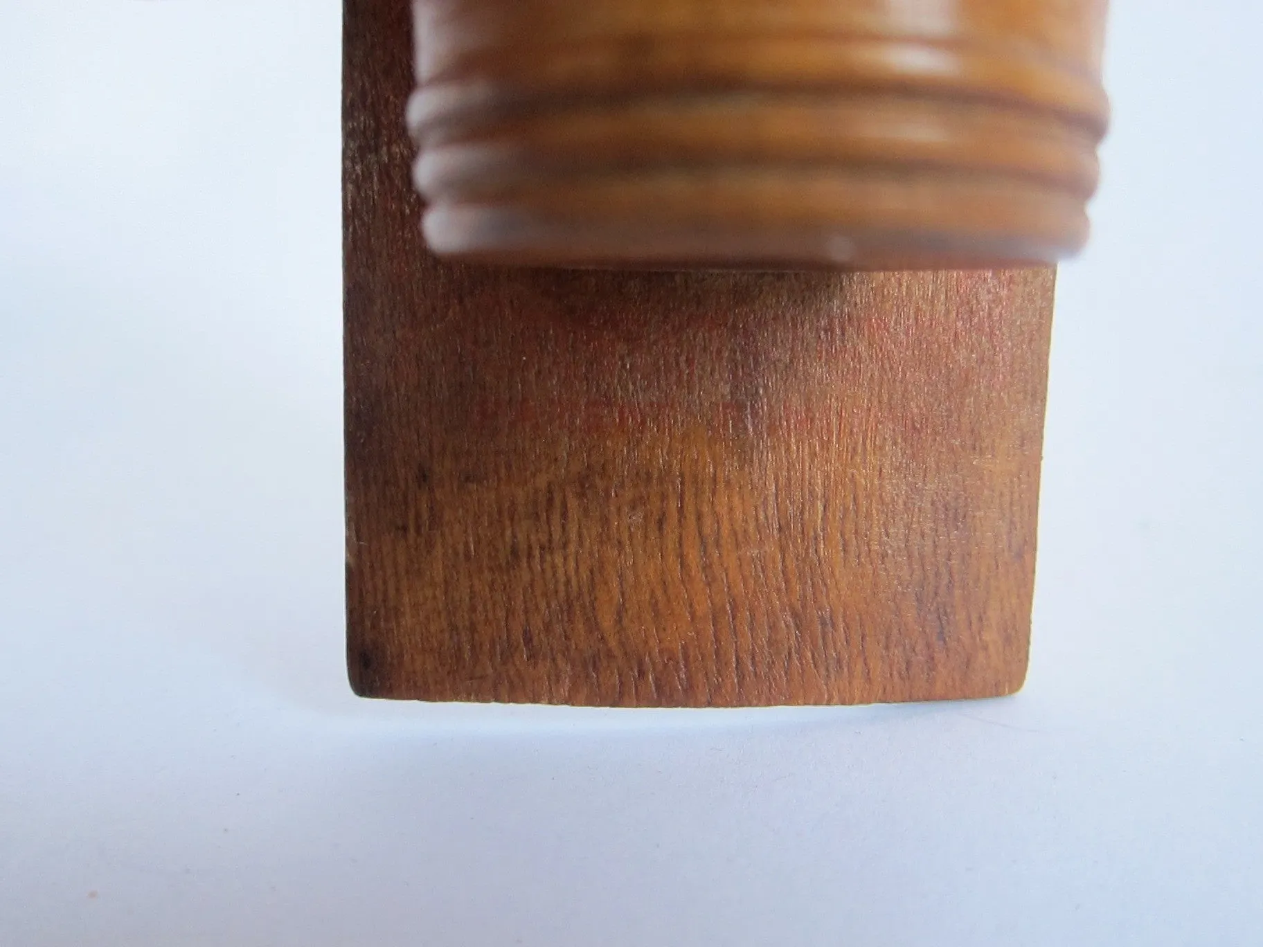 Vintage Advertising Wilbur F Cousens Wooden Match Holder