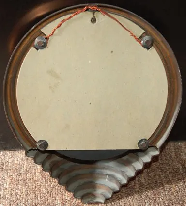 Vintage Mirror Bronzed Cowboy Boot Sconce