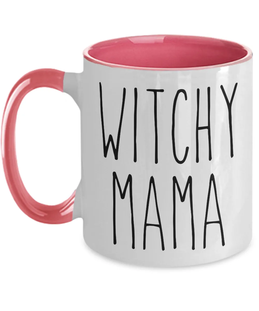 Witchy Mama Two-Tone Mug Coffee Cup Funny Gift