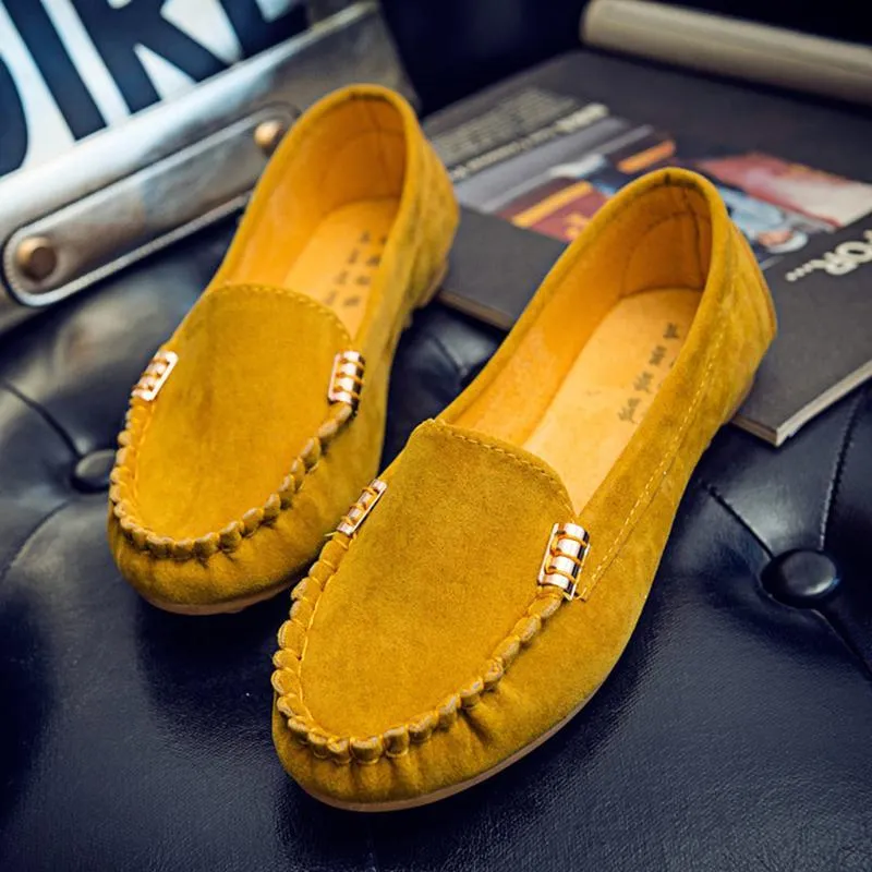 Women Flats shoes  Fashion Round Toe Platform Sweet Flat Casual Comfortable Ladies Shoes