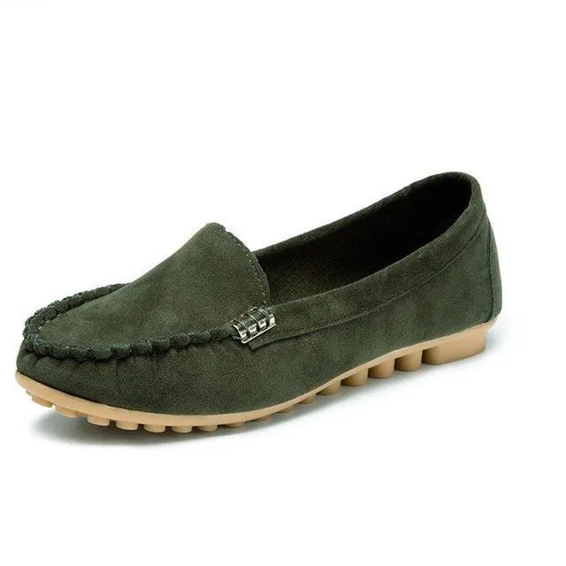 Women Flats shoes  Fashion Round Toe Platform Sweet Flat Casual Comfortable Ladies Shoes