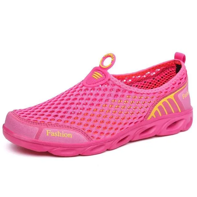 Women Loafers Breathable Fashion Mesh Shoes