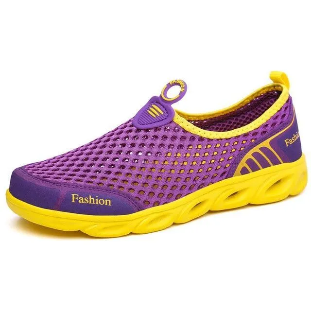 Women Loafers Breathable Fashion Mesh Shoes