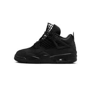 Women's Air Jordan 4 Net Black/Black-Metallic Silver FN7251-001