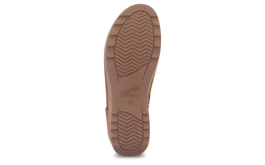 Women's Dansko | Charlene Milled Nubuck Wedge Bootie | Ginger
