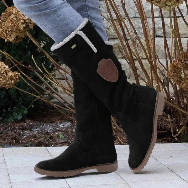 Women's Ivette Suede Boots in a Vintage Style