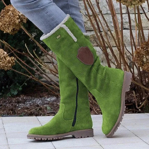 Women's Ivette Suede Boots in a Vintage Style