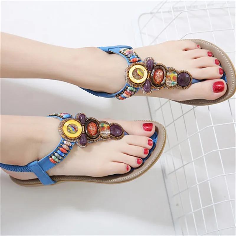 Women's Non-slip Wearable Bohemian-style Flip-flops Sandals