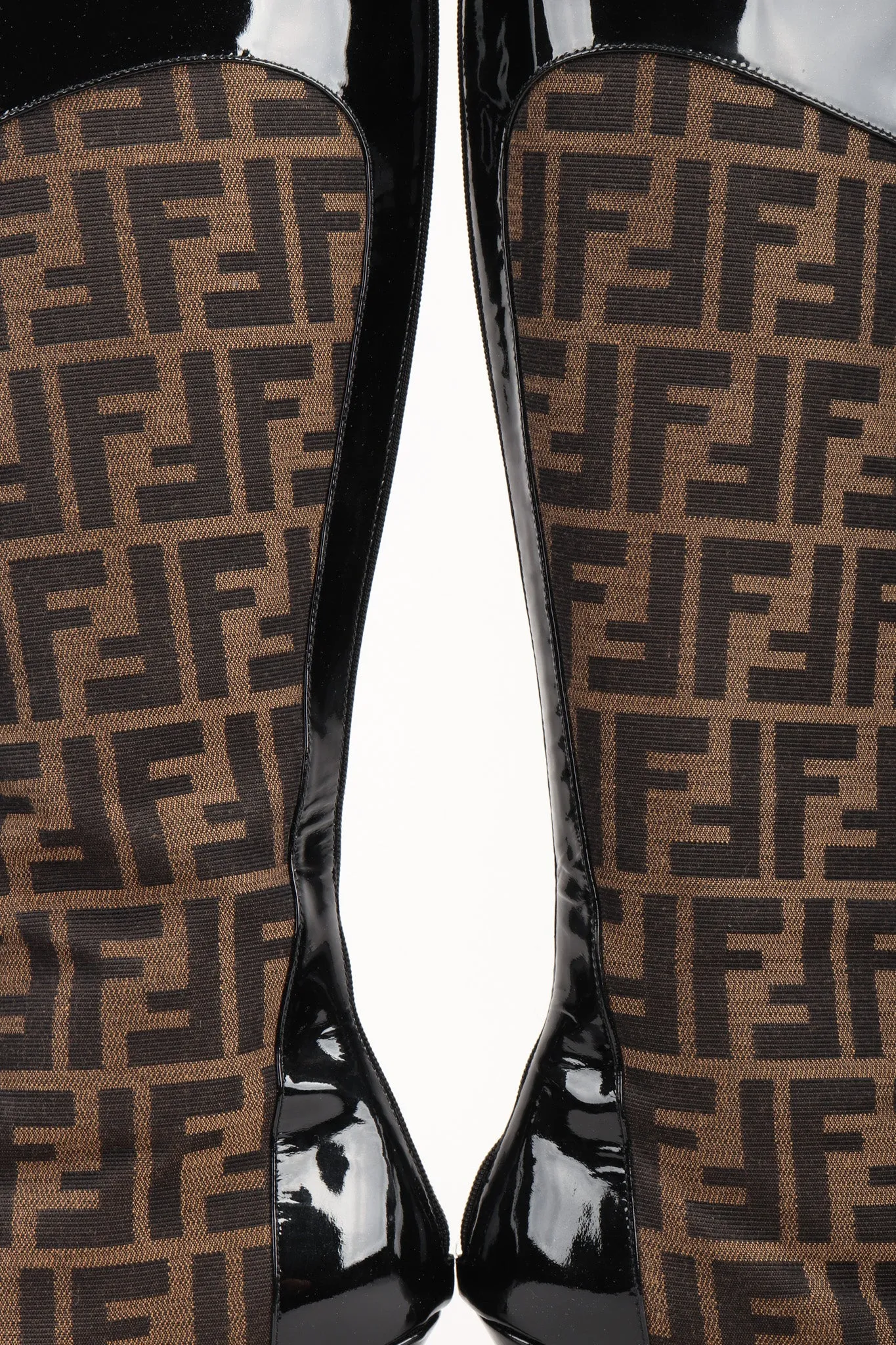 Zucca Patent Boots